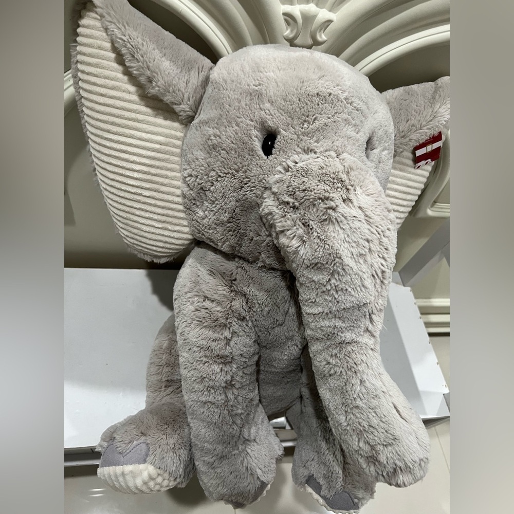Gray Elephant Plush Toy - Picture 6 of 9